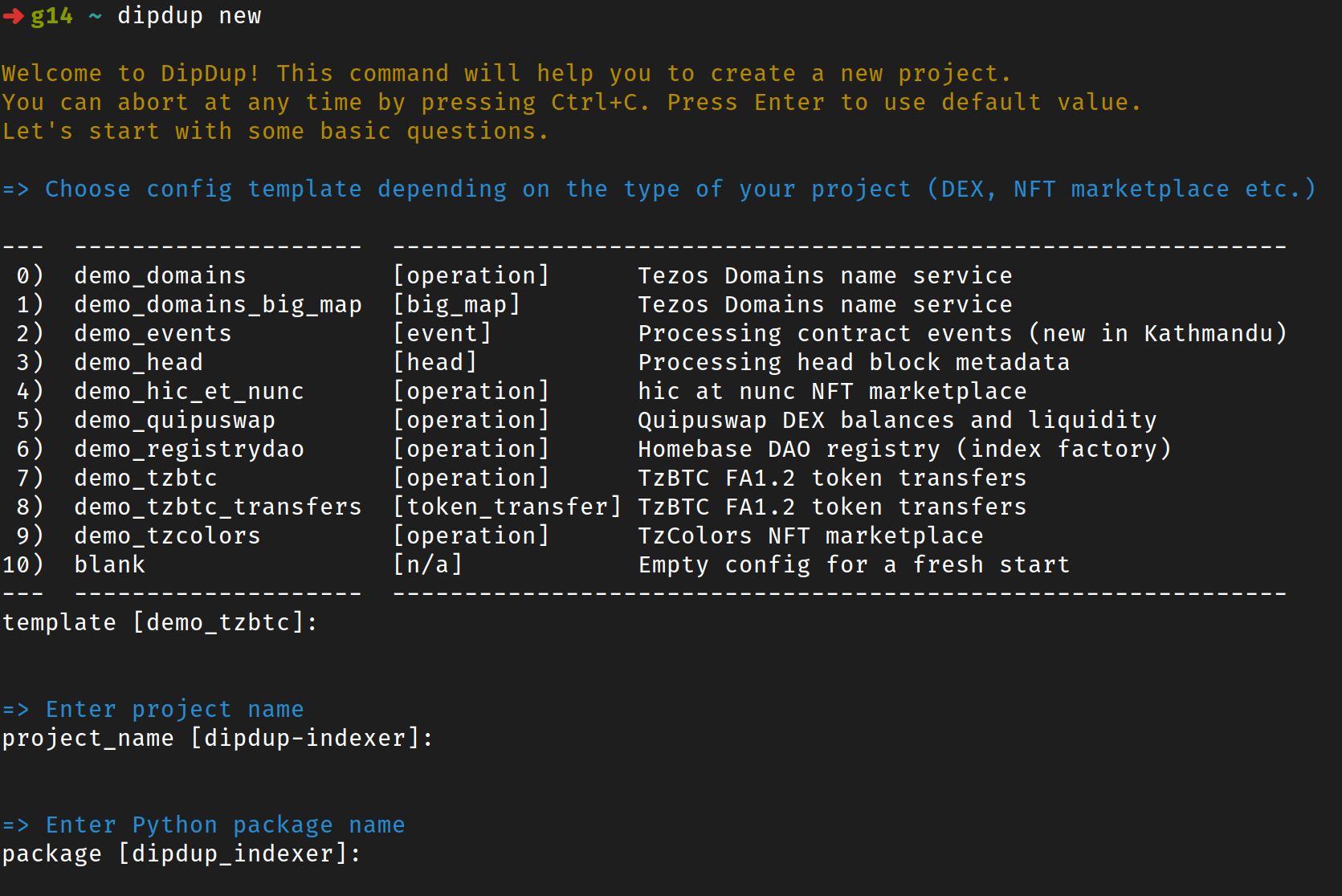 Scaffolder screenshot